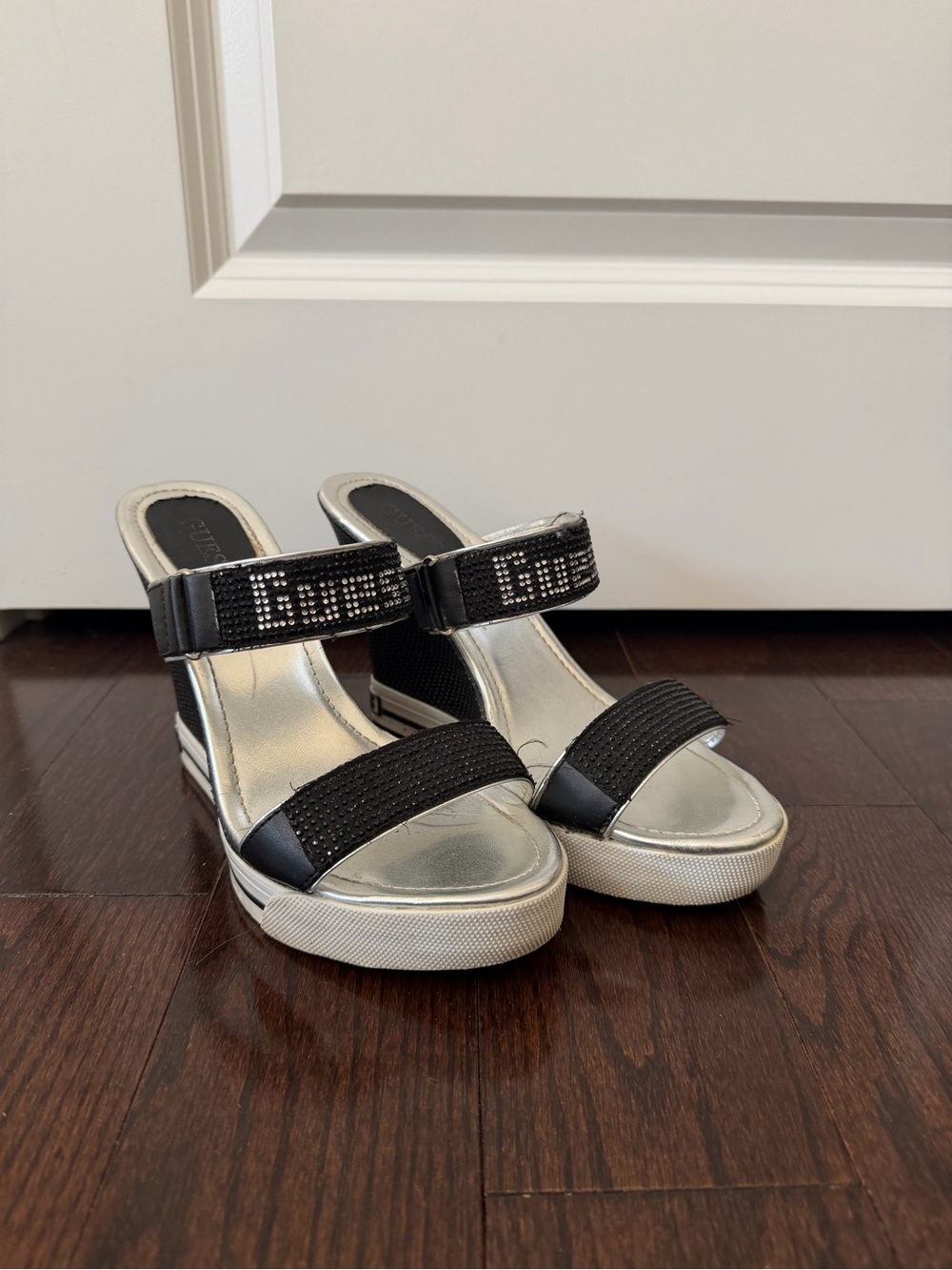 Guess Wedge Sandals - Picture 2 of 9